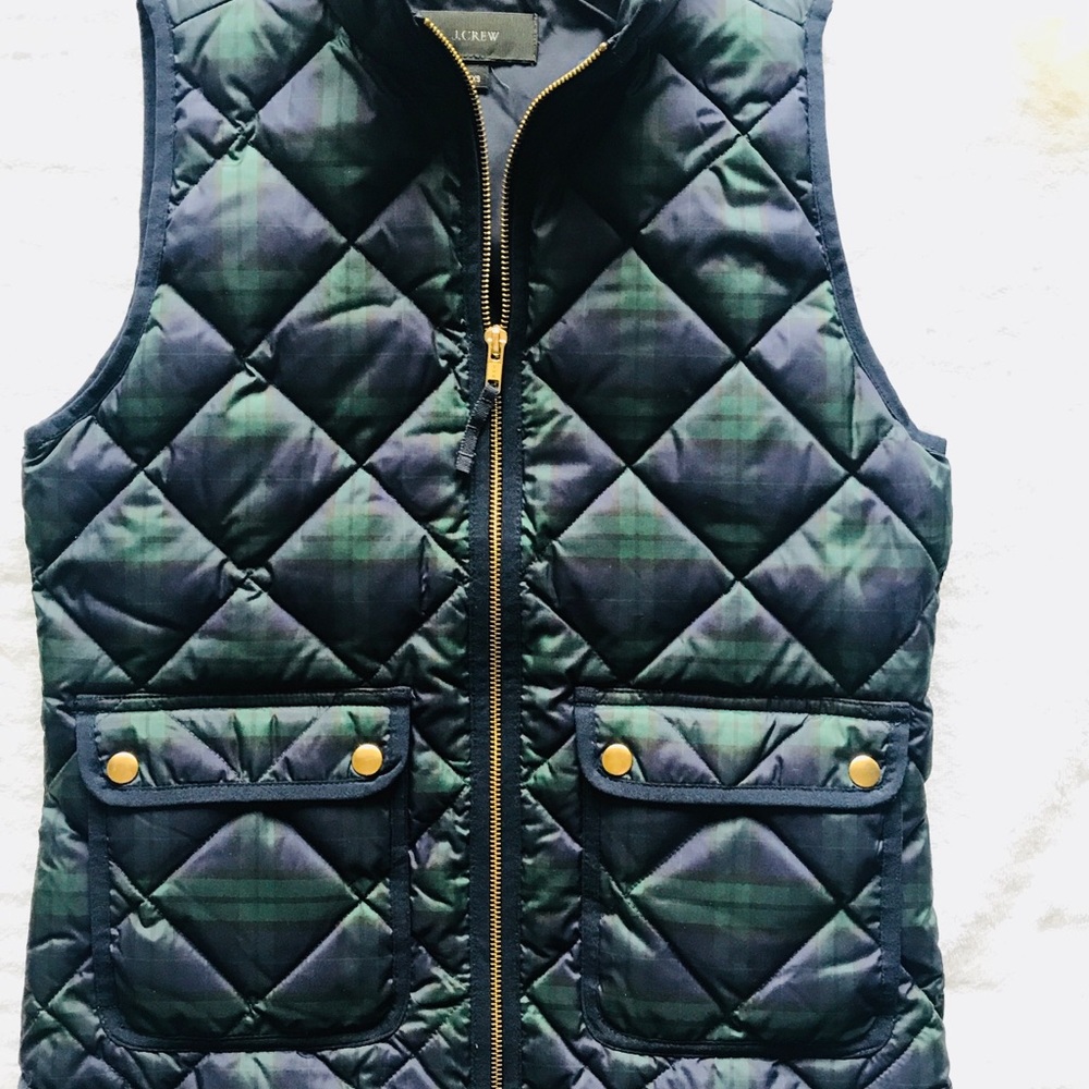 J.Crew Plaid Vest